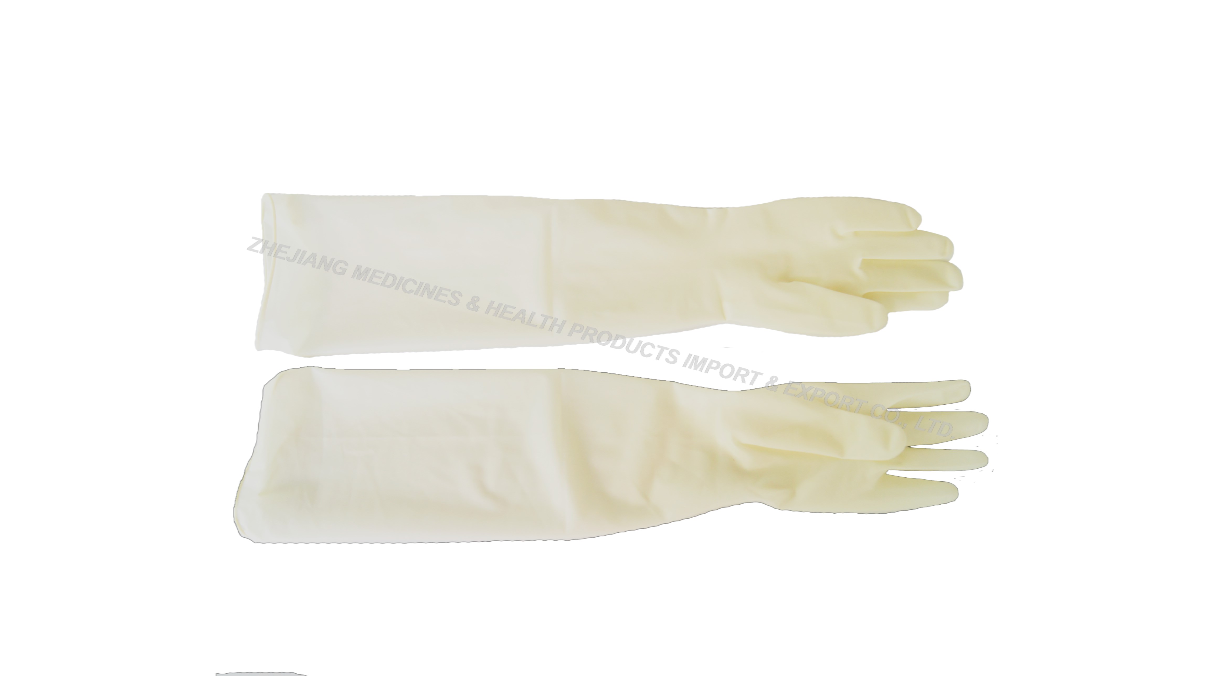 Sterile Latex Obstetric Elbow-Length Gloves