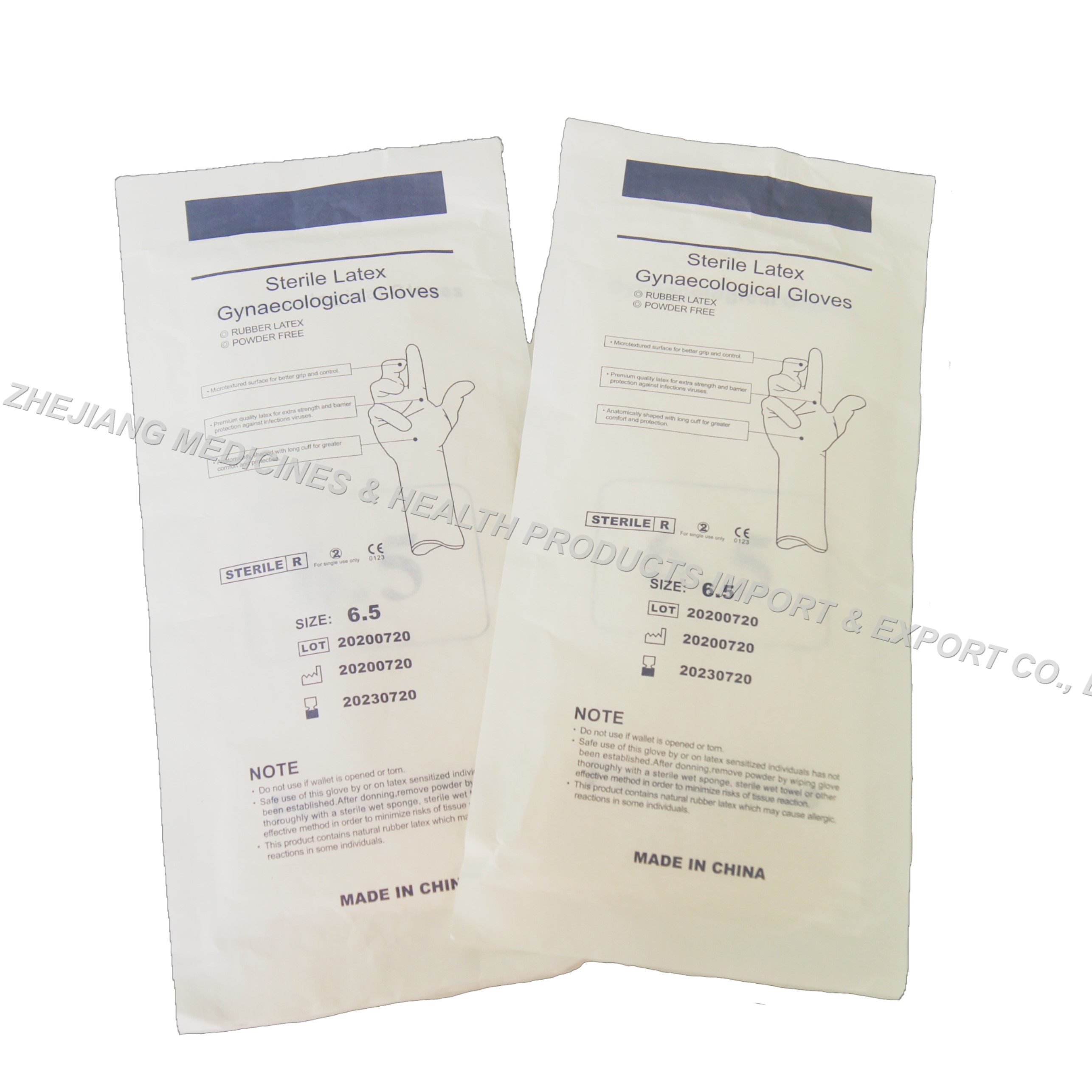 Sterile Latex Obstetric Elbow-Length Gloves