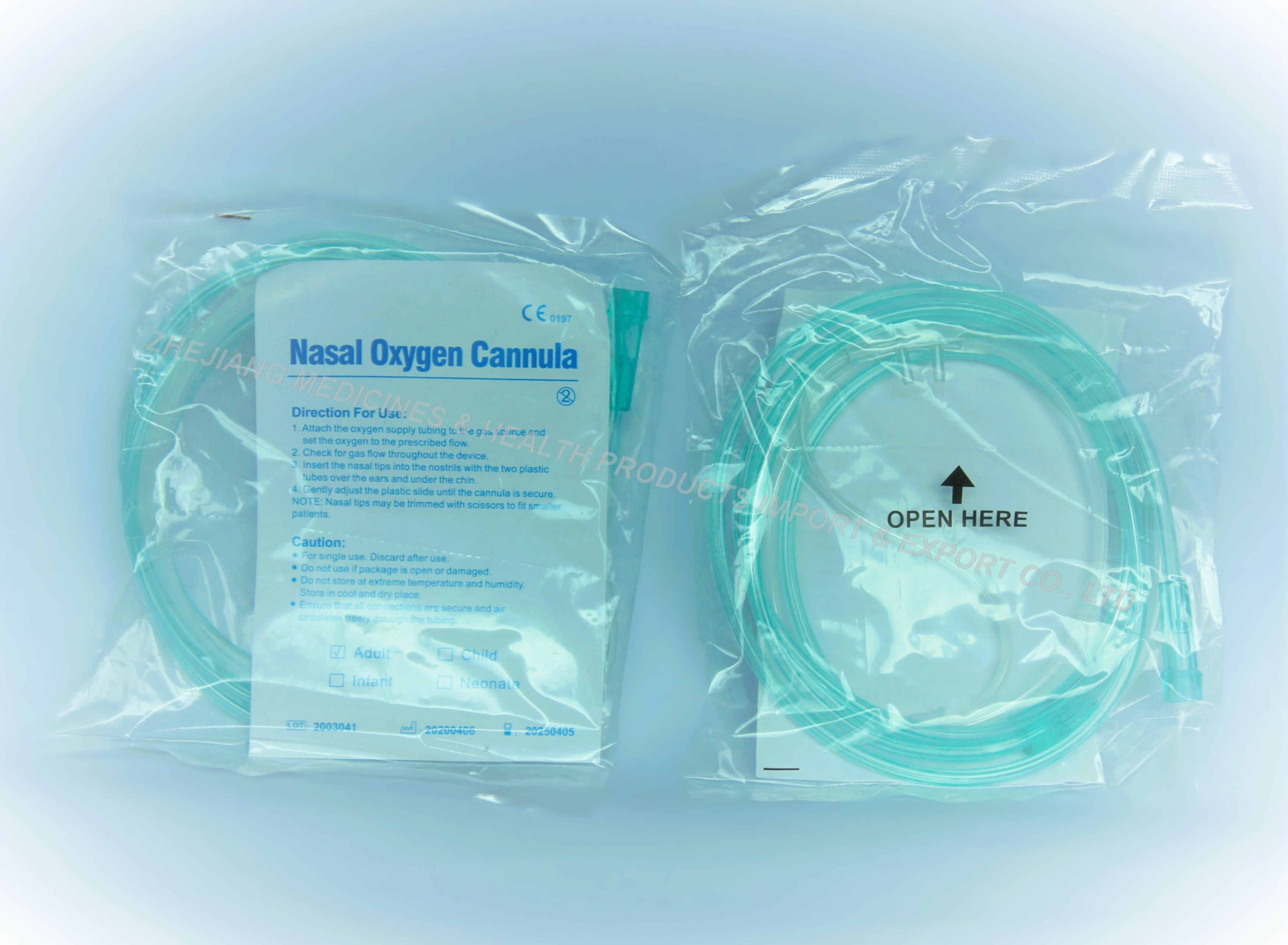Nasal Oxygen Cannula