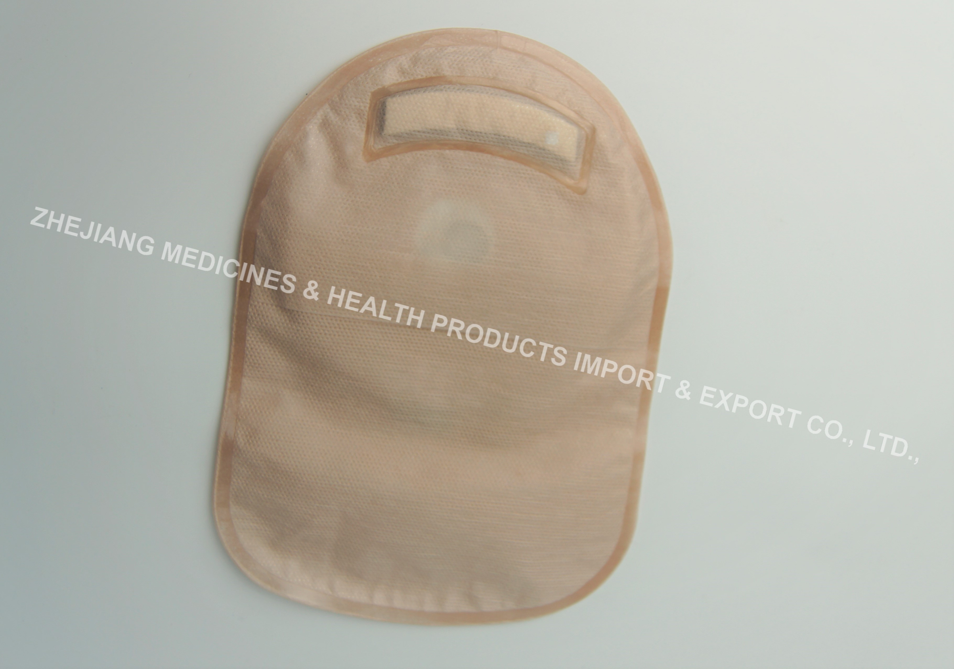 One-Piece Closed Ostomy Bag, Hydrocolloid Base Plate
