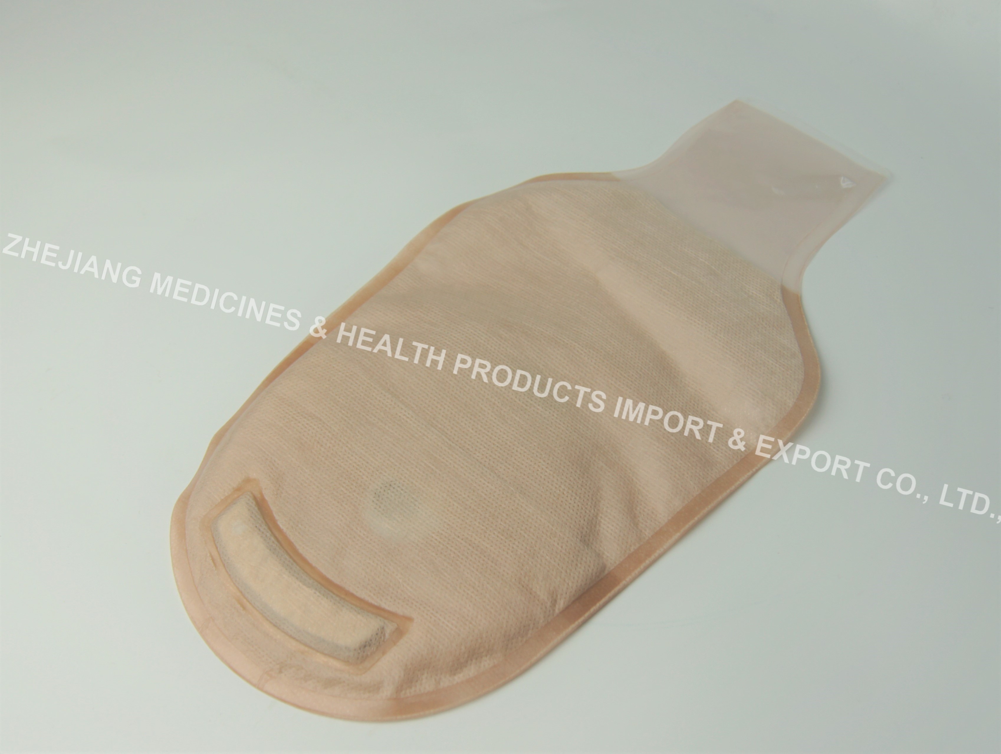 One-Piece Open Ostomy Bag, Hydrocolloid Base Plate